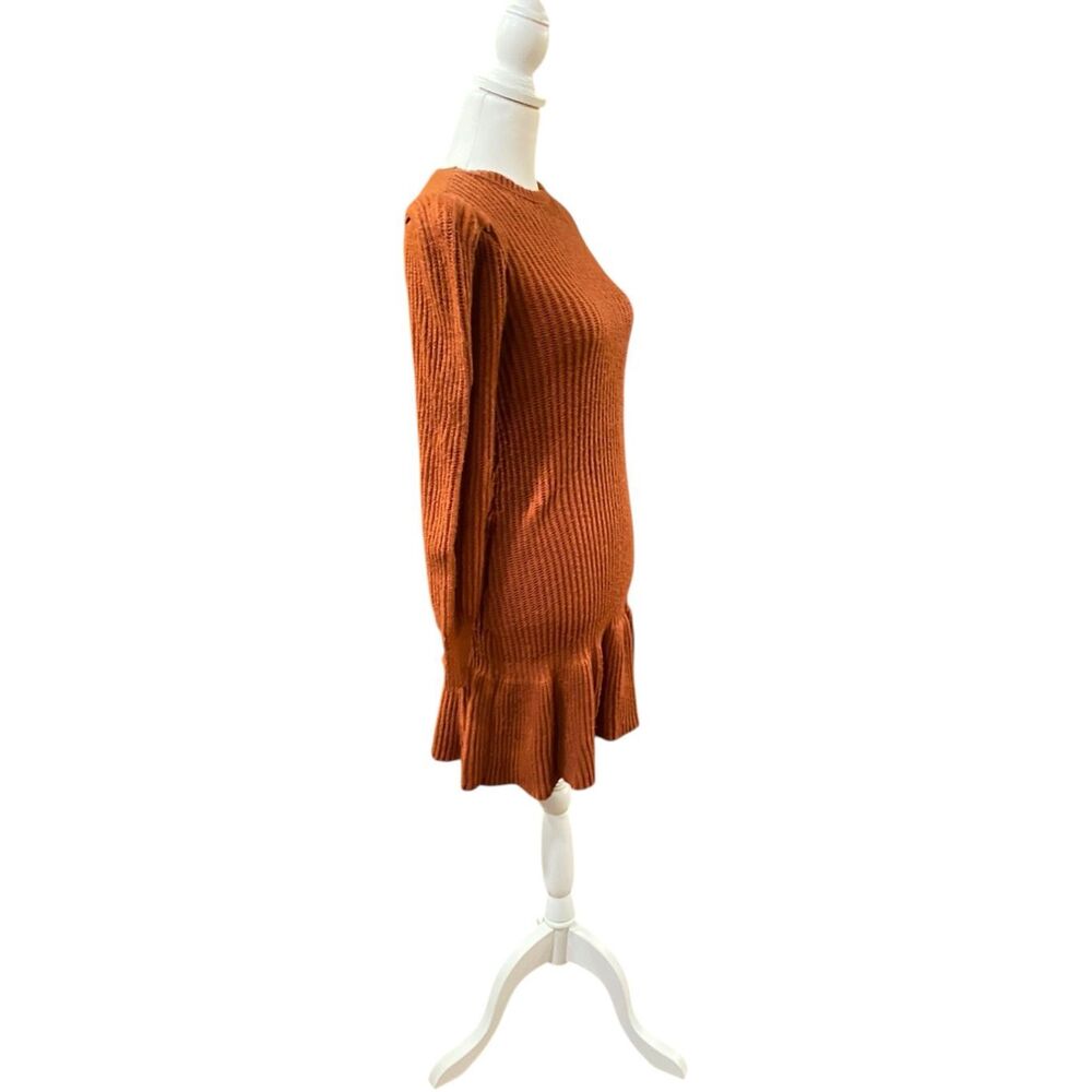 Love, Whit by Whitney Port Rust Sweater Dress‎ Size 0 - Picture 6 of 8